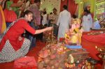 Laxmi Rai at Ganpati celebrations on 18th Sept 2015